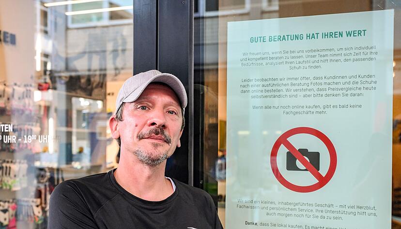 Petar Punjek: Wenn alle nur noch online kaufen, gibt es bald keine Fachgesch&auml;fte mehr.