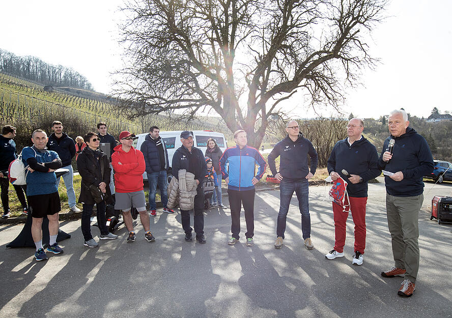 Er&ouml;ffnung des Intersport Trimm-Dich-Pfades am Wartberg