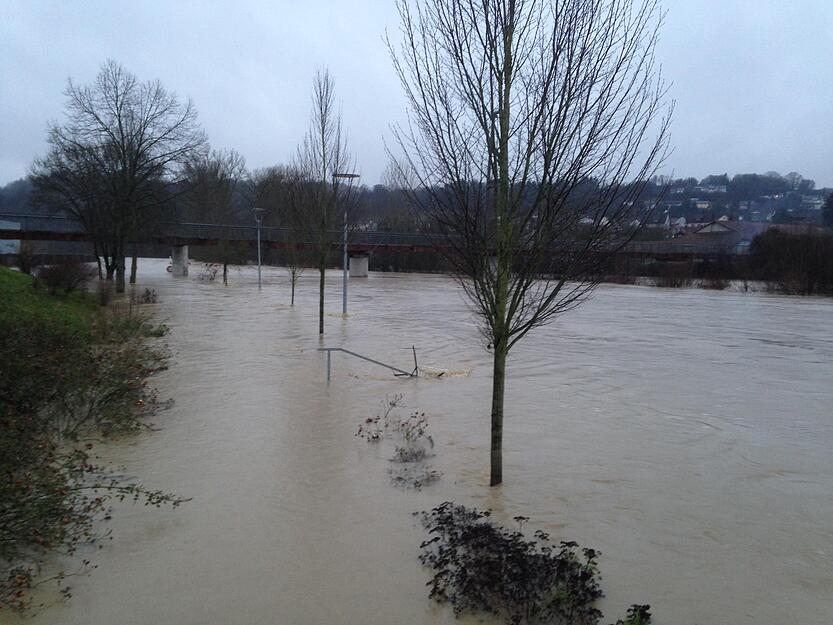 Hochwasser in der Region Hochwasser in der Region