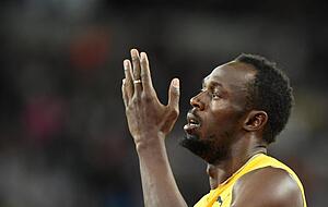 Usain Bolt musste sich im 100-Meter-Finale Justin Gatlin und Christian Coleman geschlagen geben. Foto: dpa