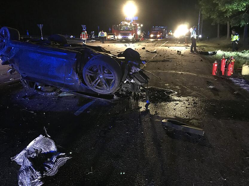 Schwerer Unfall bei Bretzfeld Schwerer Unfall bei Bretzfeld