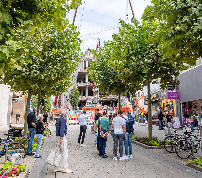 Kaufhaus Barthel wird abgerissen