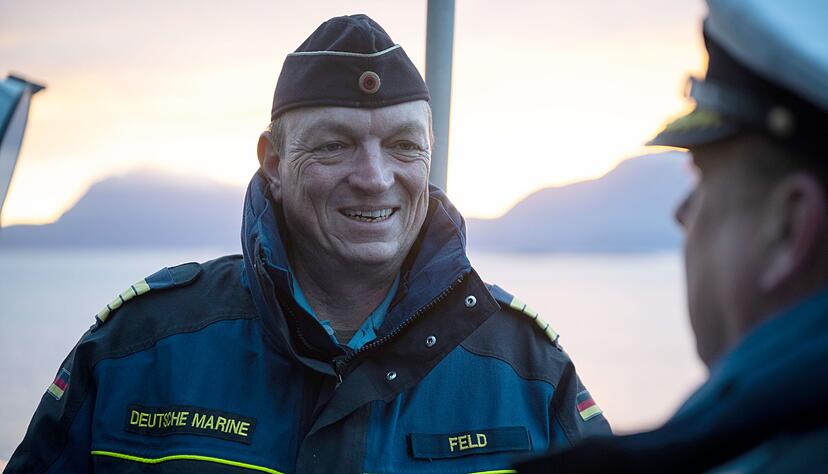 Erstmals setzte die Marine auch das Waffensystem Iris-T auf See ein.