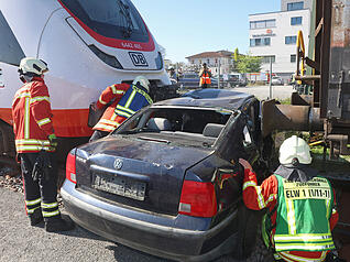 Die Feuerwehr probt am Samstag (25. April) f&uuml;r den Ernstfall in Bad Friedrichshall.