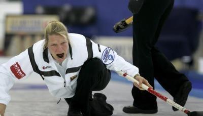 Andrea Schöpp im Aktion. Andrea Schöpp im Aktion.