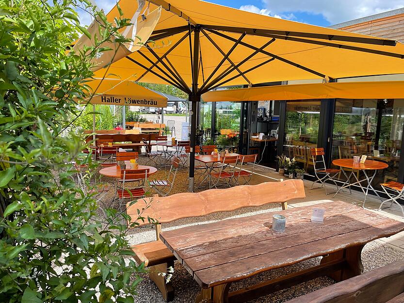 Der Biergarten Wunderbar Wandelbar befindet sich am Wohnmobilpark HEICamp in Öhringen.