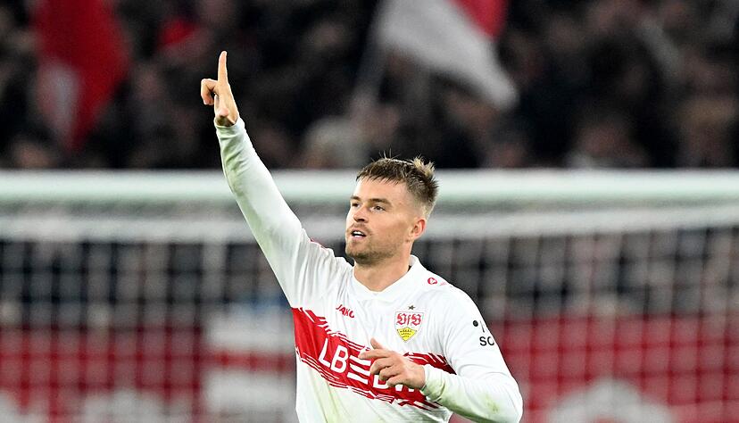 VfB-Nationalspieler Mittelstädt traf per Foulelfmeter zum 1:1. VfB-Nationalspieler Mittelstädt traf per Foulelfmeter zum 1:1.