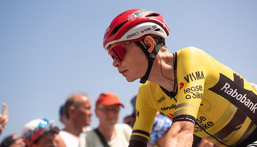 Vingegaard st&uuml;rzte im Training. (Archivbild)