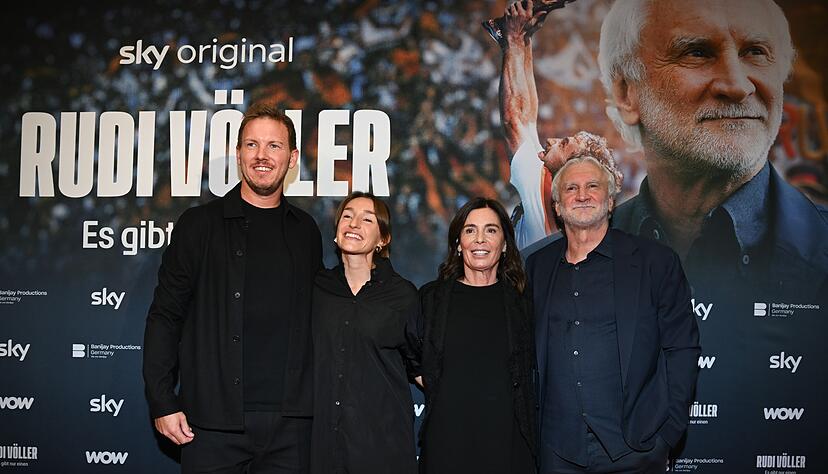 Julian Nagelsmann bei Völlers Filmpremiere.