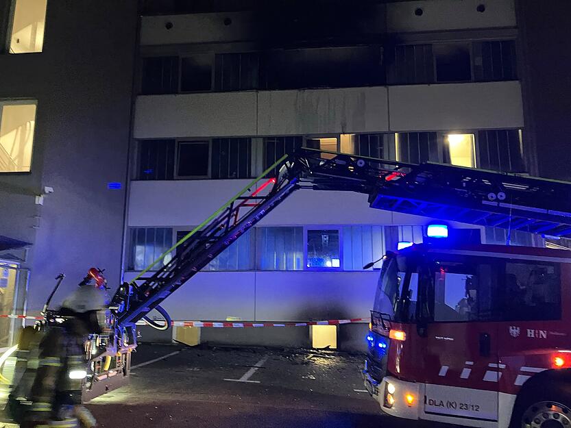 In der Nacht auf Dienstag brach im Zimmer einer Flüchtlingsunterkunft in Heilbronn-Böckingen ein Brand aus.