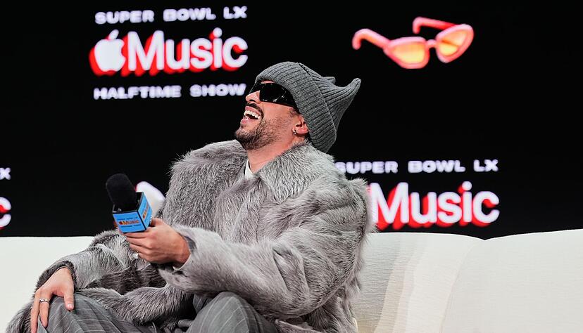 Die Halbzeitshow des S&auml;ngers Bad Bunny wird mit Spannung erwartet.