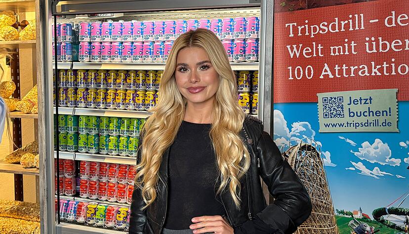 Die Influencerin Pamela Reif hat in Cleebronn ihre neue Marke vorgestellt.