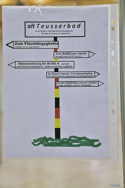 B&uuml;rgerversammlung: Fl&uuml;chtlingsunterbringung in L&ouml;wenstein
