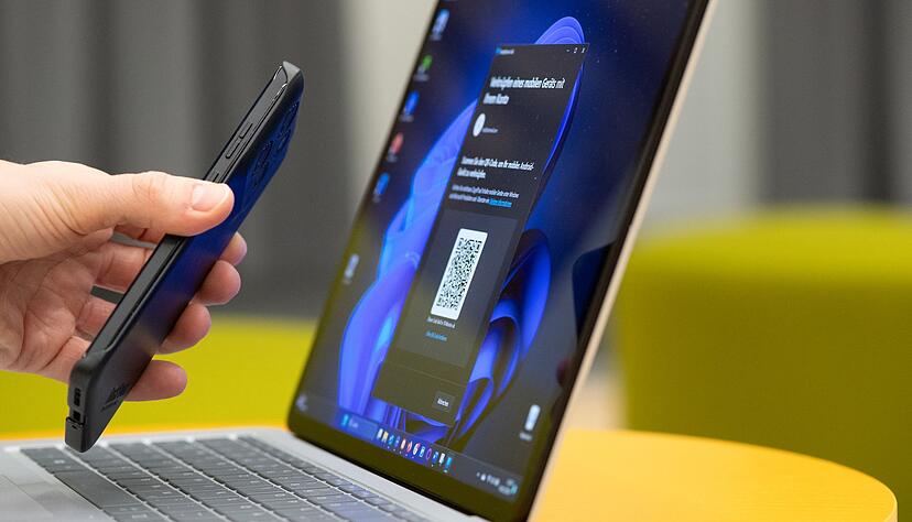 Per QR-Code verbinden: PC und Android-Smartphone können Daten austauschen und Funktionen teilen. Per QR-Code verbinden: PC und Android-Smartphone können Daten austauschen und Funktionen teilen.