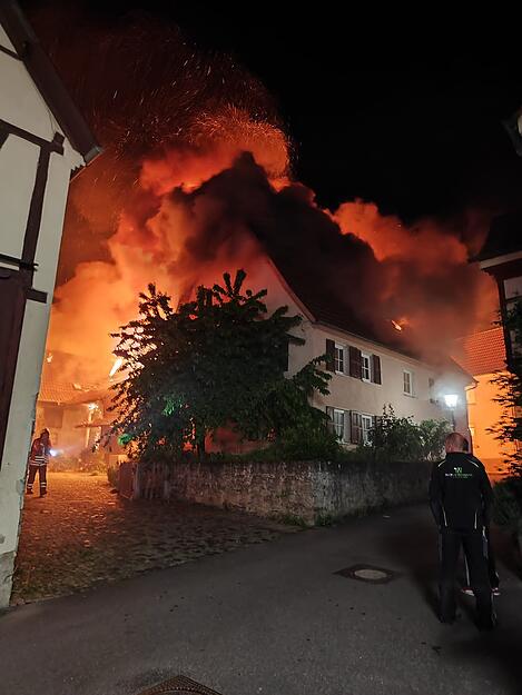 Brand in Bad Friedrichshall-Duttenberg