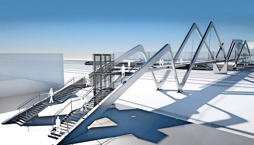 Der Entwurf stammt von der Arbeitsgemeinschaft Peter und Lochner/Bogenrieder, die inzwischen unter dem Namen Architekturbüro Arch²² firmiert.
Visualisierung: Stadt Heilbronn Der Entwurf stammt von der Arbeitsgemeinschaft Peter und Lochner/Bogenrieder, die inzwischen unter dem Namen Architekturbüro Arch²² firmiert.
Visualisierung: Stadt Heilbronn