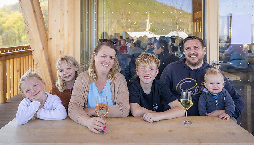 Gemeinder&auml;tin Ann-Kathrin Binder ist am Samstag mit ihrer Familie zu Gast im Weinausschank.