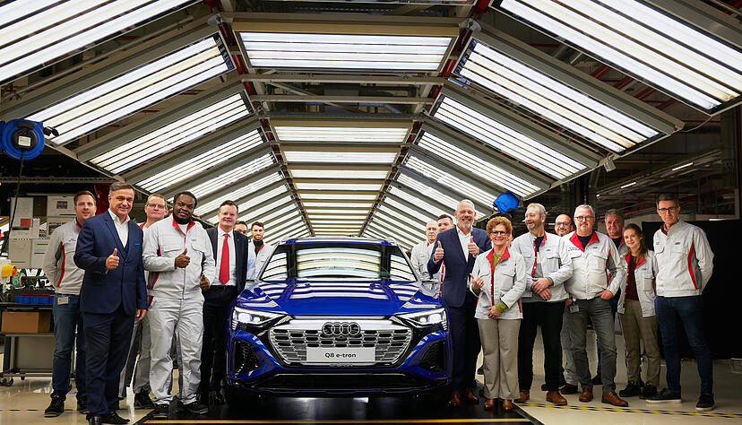Ende 2022 ist die Produktion des Q8 E-Tron gestartet. Die Nachfrage für das E-Auto ist massiv eingebrochen. Ende 2022 ist die Produktion des Q8 E-Tron gestartet. Die Nachfrage für das E-Auto ist massiv eingebrochen.