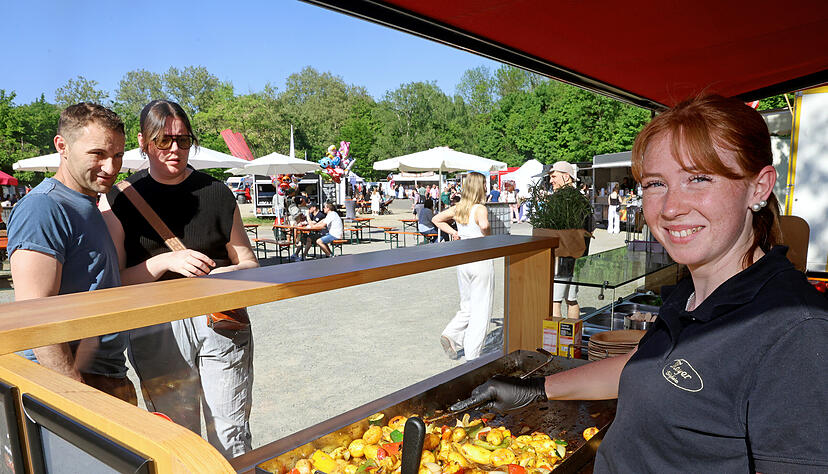Bis Sonntag findet auf dem Wertwiesenpark ein Streetfood-Festival statt.