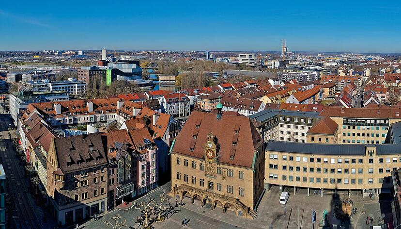 Vor 50 Jahren zählte Heilbronn knapp 115.000 Einwohner, jetzt sind es mehr als 126.000. Foto: Archiv/Mugler.