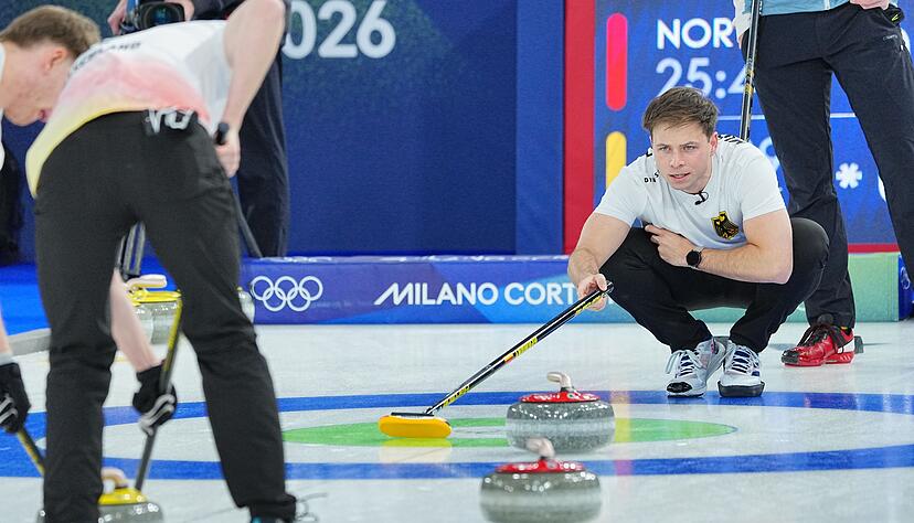 Die deutschen Curling-M&auml;nner um Marc Muskatewitz haben bei den Olympischen Winterspielen den ersten Sieg eingefahren.