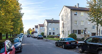 Die "Stuttgarter Siedlung" an der Christophstraße wurde einst von einer Firma aus der Landeshauptstadt betreut, längst gehört sie der Stadtsiedlung.
Foto:Archiv Berger