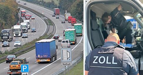 Auf der A6 hat das Hauptzollamt einen Schmuggler erwischt.