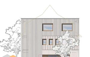 Ein symbolischer Hammerschlag zum Start (von links) : BBT-Regionalleiter Thomas Wigant, B&uuml;rgermeister Stefan Neumann und Landrat Matthias Neth.
Fotos: Ludwig