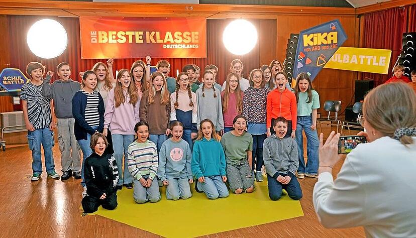 Ein Fernsehteam des Kinderkanals von ARD und ZDF hat am Theodor-Heuss-Gymnasium in Heilbronn gedreht.