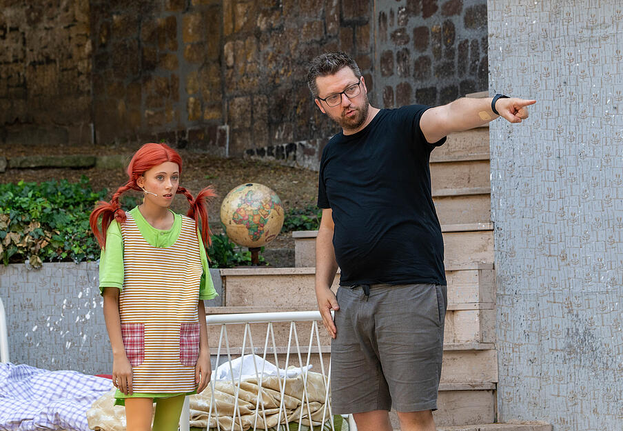 Neuenstadt Freilichtspiele: Proben fürs Familienstück Pippi Langstrumpf.