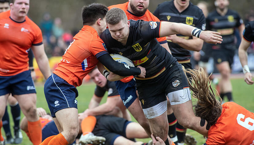 Rugby-L&auml;nderspiel Deutschland Niederlande