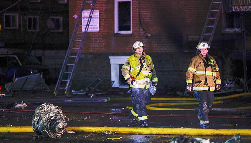 Das Gebiet war gro&szlig;r&auml;umig abgest&uuml;rzt.