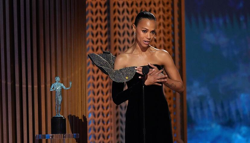 Zoe Saldana wurde bei den SAG-Awards zur besten Nebendarstellerin erkl&auml;rt.