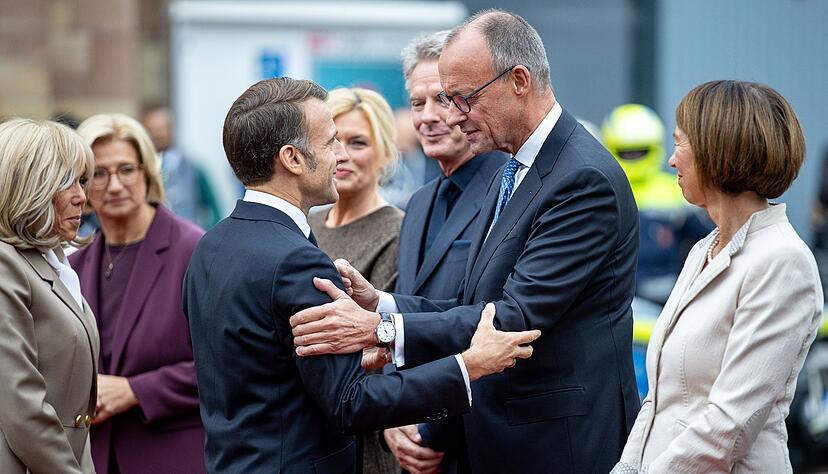 Frankreichs Präsident Emmanuel Macron ist Ehrengast in Saarbrücken. Frankreichs Präsident Emmanuel Macron ist Ehrengast in Saarbrücken.