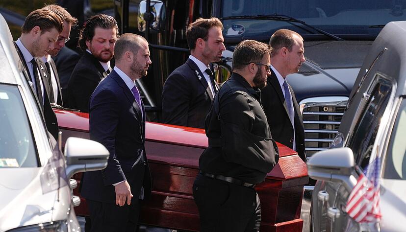 Bei dem Unfall kam auch Gaudreaus Bruder Matthew ums Leben. Bei dem Unfall kam auch Gaudreaus Bruder Matthew ums Leben.