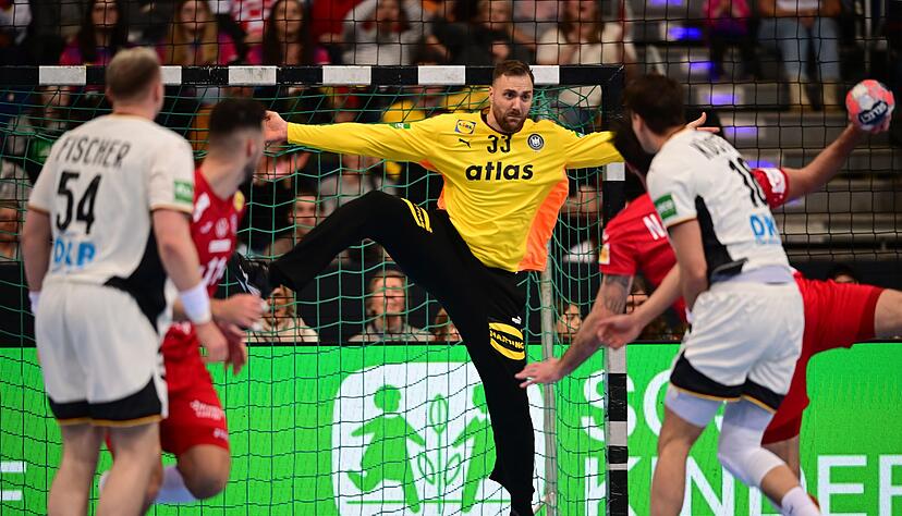 Torh&uuml;ter Andreas Wolff ist Deutschlands bester Mann bei der EM-Generalprobe gegen Kroatien.