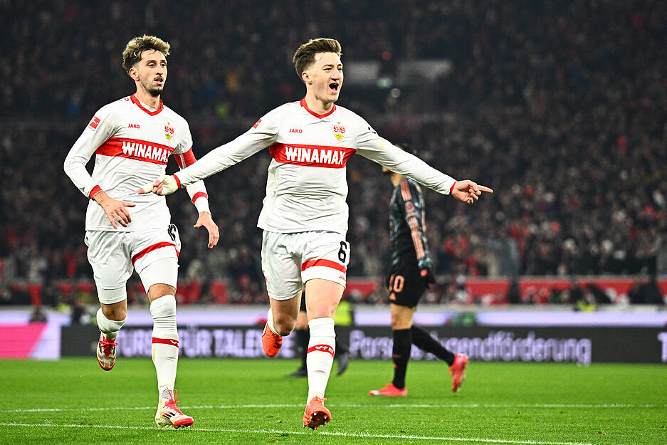 Angelo Stiller: Klasse Führungstor aus der Distanz in der 34. Minute. Aber verliert den Ball vor dem 1:2 am eigenen Strafraum. Pechvogel des Abends. Note: 5