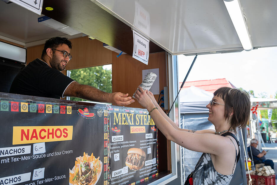 Street Food Music Festival in Heilbronn.