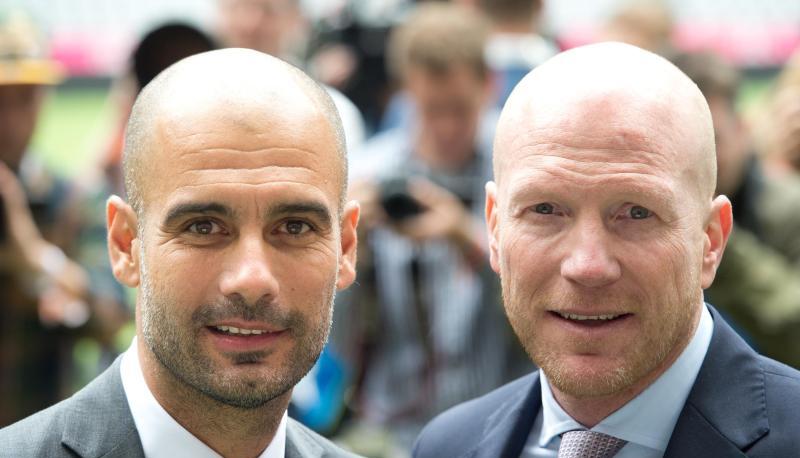 Pep Guardiola (l) und Matthias Sammer arbeiteten beim FC Bayern München zusammen. Pep Guardiola (l) und Matthias Sammer arbeiteten beim FC Bayern München zusammen.