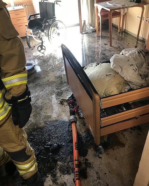 Feuer in Heilbronner Seniorenheim