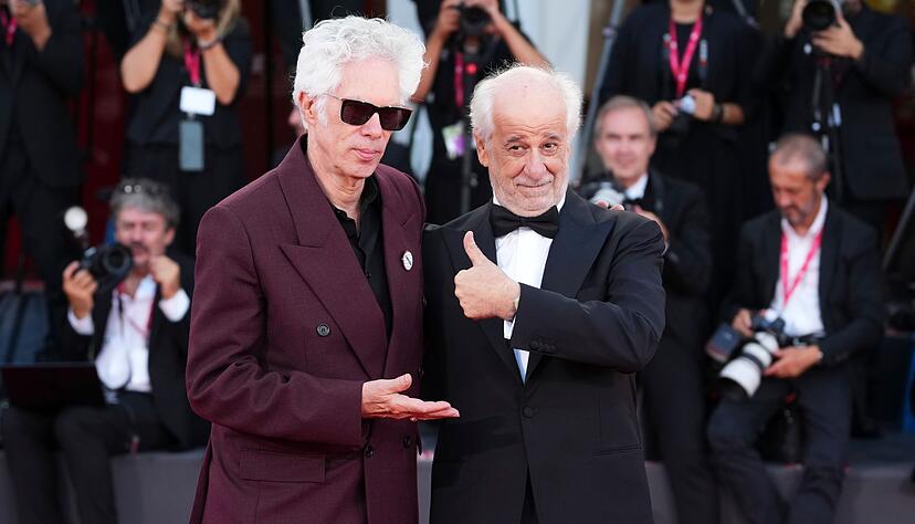 Jim Jarmusch und Toni Servillo vor der Preisverleihung.
