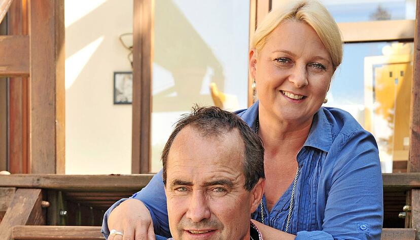 Gaby Rieker hat ihrem Mann Bernd 2010 eine Niere gespendet.
Foto: Archiv