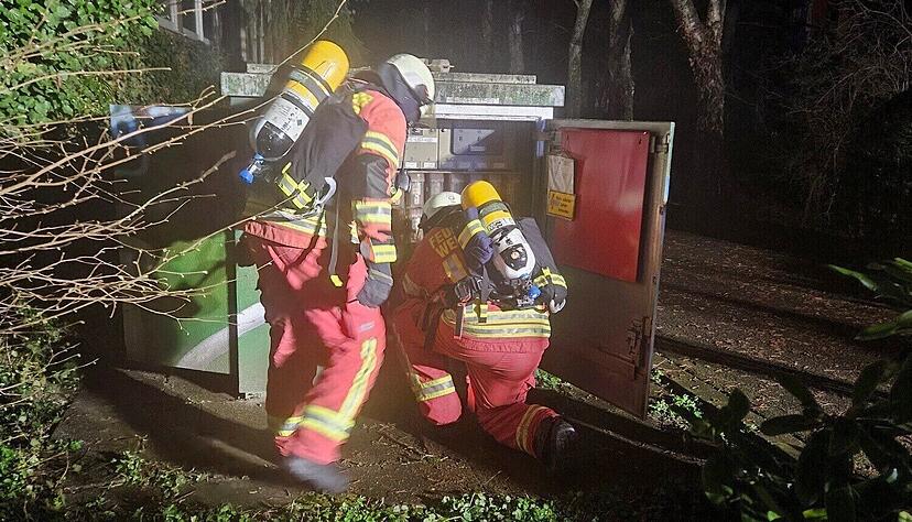 Am sp&auml;ten Dienstagabend wurde die Weinsberger Feuerwehr zum Brand in einer Trafostation gerufen. Der Kleinbrand war der Ausl&ouml;ser f&uuml;r einen Stromausfall.
