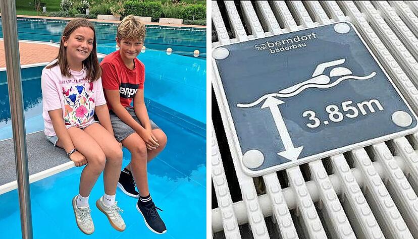 Die beiden Schulkinder Marlene und Max haben im Nordheimer Freibad ein Kind vor dem Ertrinken gerettet. Das mutige Verhalten erfährt im Netz großes Lob.