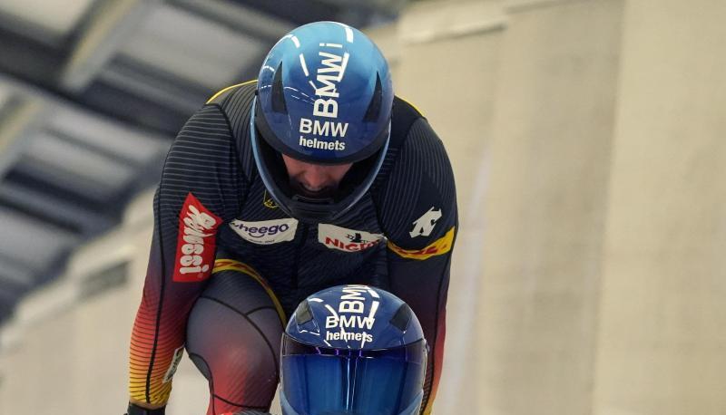 Bei den olympischen Zweierbob-Rennen setzt Francesco Friedrich (vorne) auf Anschieber Thorsten Margis.