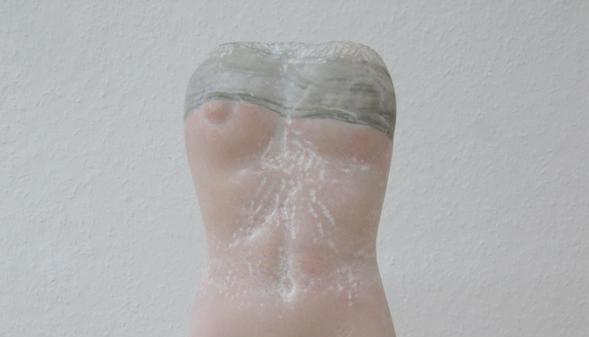 Torso von Karl-Heinrich Lumpp in der Kunstetage K 55.
Foto: privat