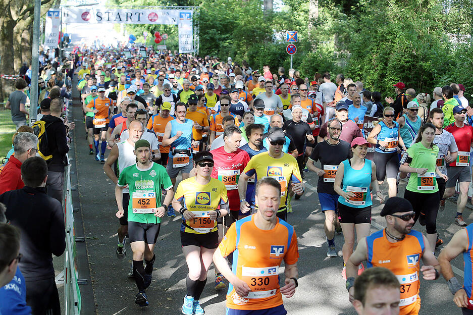 Start zum Trollinger Marathon 2018