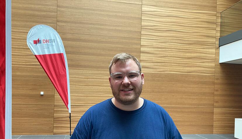 Pascal Schulz setzt sich als Studierendensprecher für die Belange der Kommilitonen ein