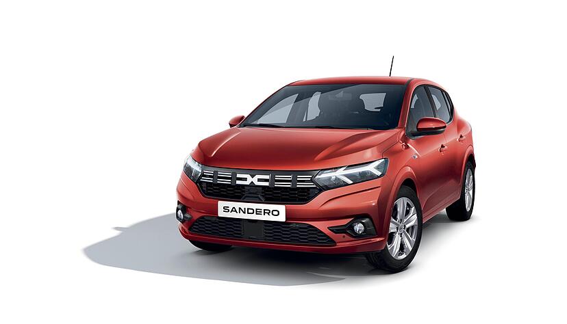 Der Dacia Sandero: F&uuml;r 12.490 Euro erhalten die Kunden einen 4,09 Meter langen und 1,49 Meter hohen Kleinwagen, der in der aktuellen Generation ein recht modernes, frisches Design aufweist.