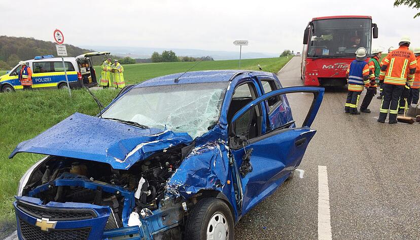 Schwerer Unfall bei Gundelsheim Schwerer Unfall bei Gundelsheim